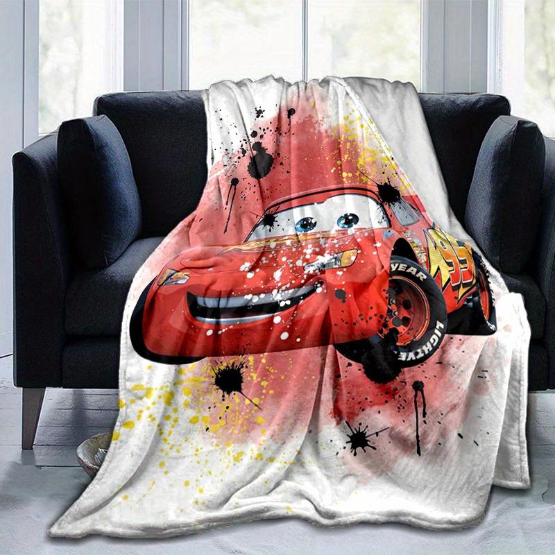1PC Seasonal Universal Car Art Blanket - Perfect for Home Decoration, Gift Idea, Soft Flannel Throw Blanket - Versatile & Cozy for Bedroom,
