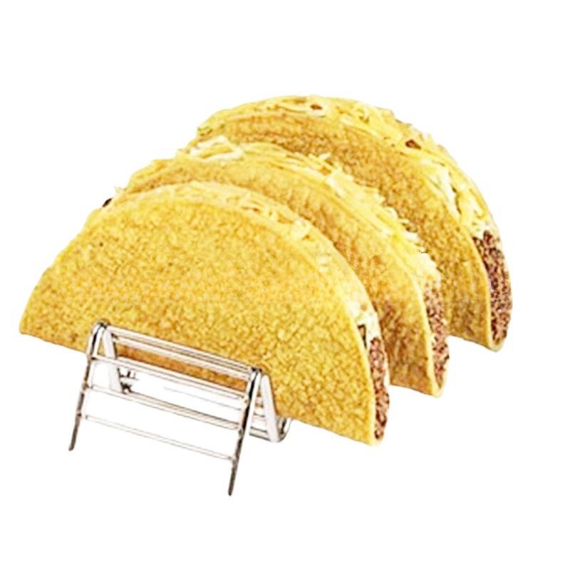 304 Stainless Steel V-Shaped Taco Holder for 2 or 3 Tortillas