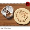 Baseball Theme Cookie Cutters Baseball Bat Glove Shaped Frosting Biscuit Cutting Mold Cookie Embosser Stamp Moulds