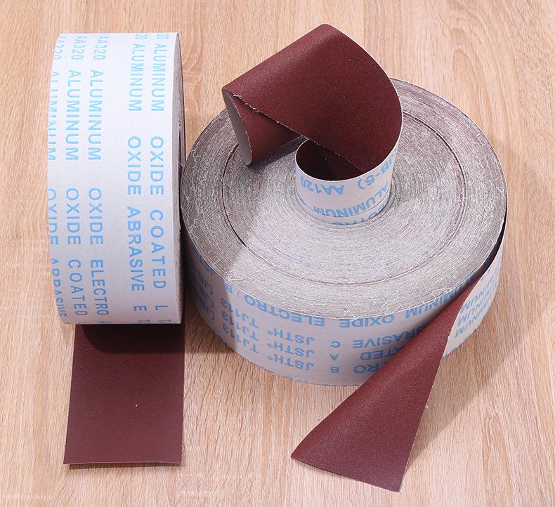 Tearable Abrasive Cloth Roll - Sandpaper for Woodworking, Grinding, Polishing, and Sanding (240/400/600 Grit)