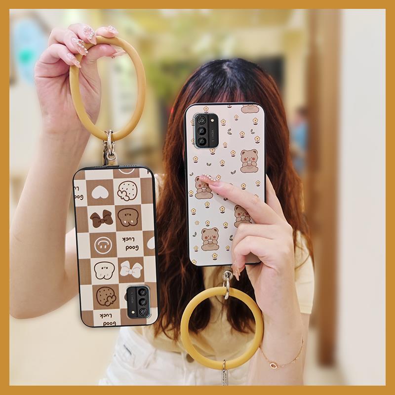Anti-knock Bracelet Phone Case For Nokia G100 heat dissipation Back Cover Funny Solid Color Waterproof Youth Cartoon