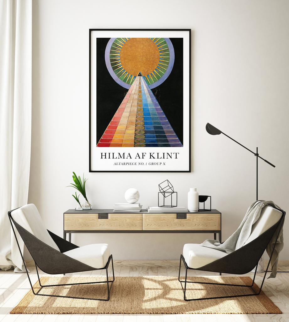 Poster Hilma Af Klint Pyramid