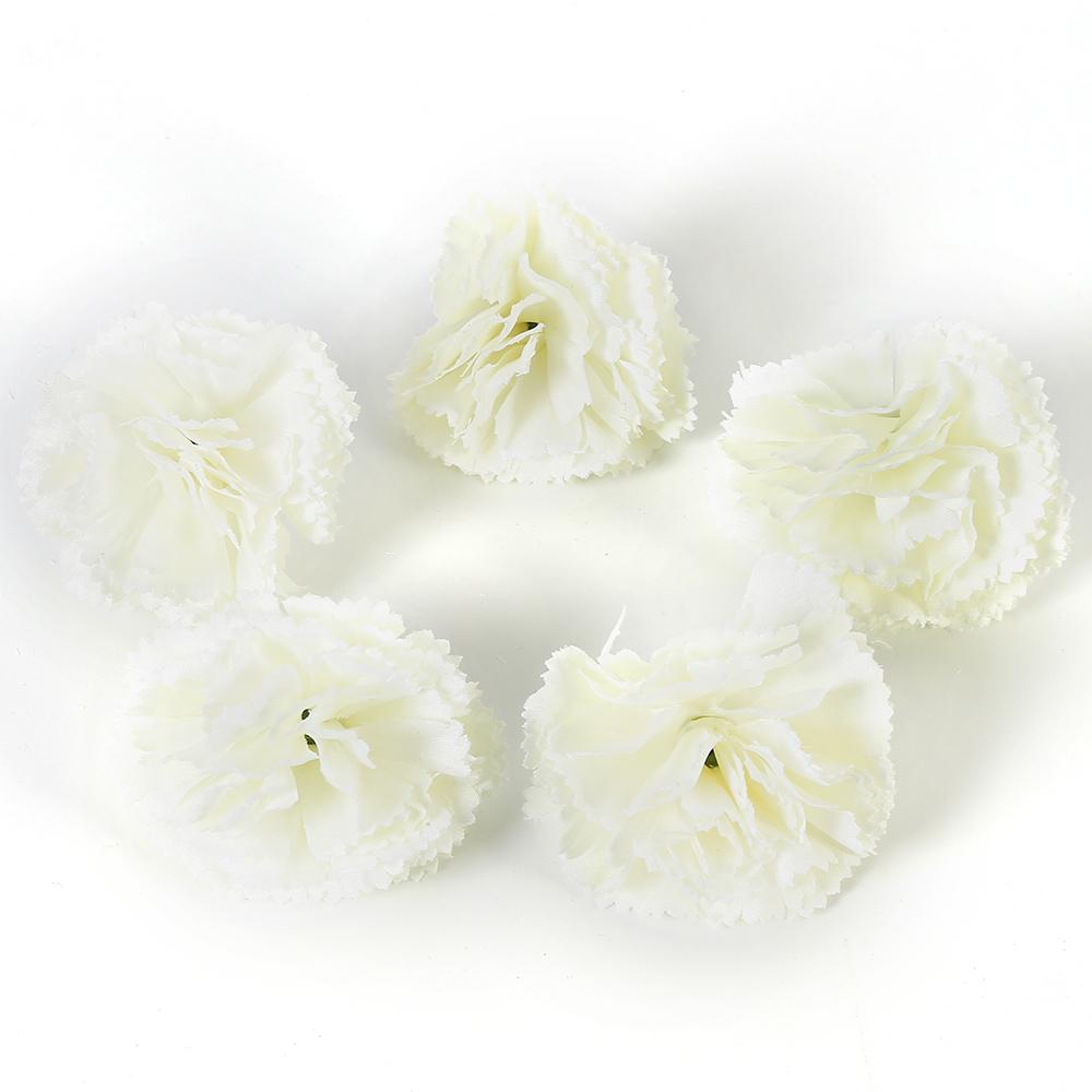 10/20Pcs Rose Artificial Flower Head Christmas Fake Flower Table Home Room Decor DIY Wreath Wedding Decoration Navidad Accessory