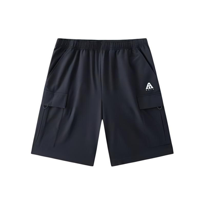 

Anta Серия для тренировок Вязаные Дышащие Удобные Однотонные Шорты для бега Спортивные Повседневные Мужские шорты Черный 952427509-2 2XL