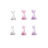 Elevated Manicure Practice Nail Holder - Translucent Pink Display Stand