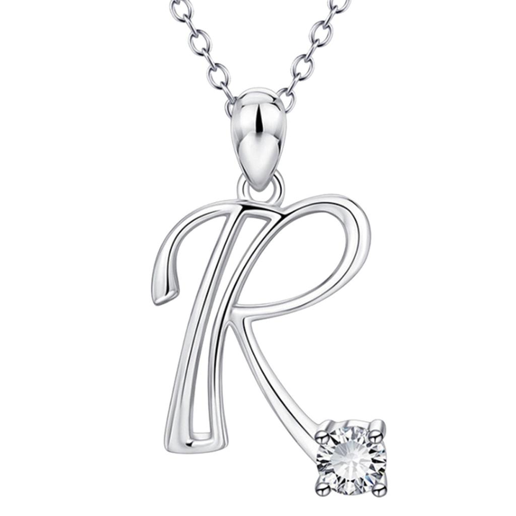 26 English Letters Fashionable Diamond Pendant Popular Items Necklaces