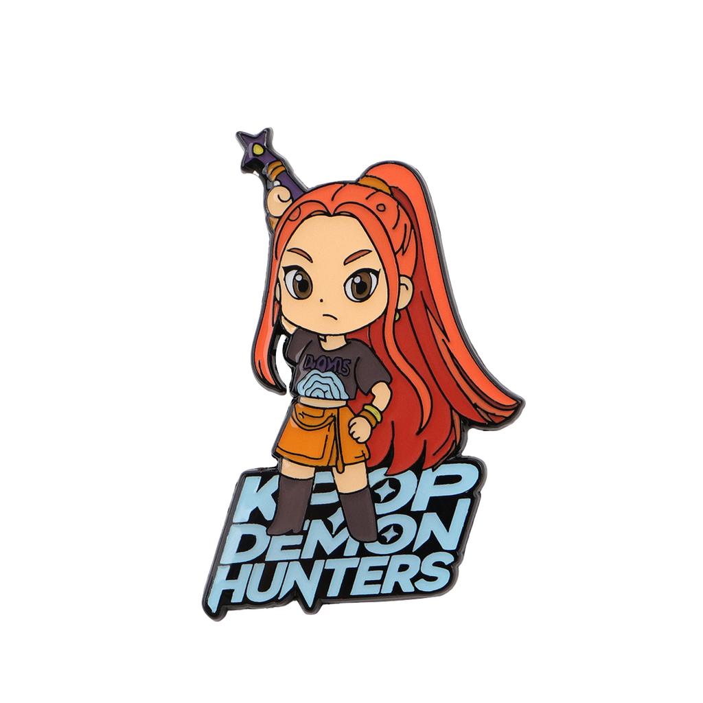 Happy Blue Cat Tiger Enamel Pin Mystic Hunter Girls Group Brooches Lapel Badges Fantasy Animals Jewelry Gift for Fans Friends