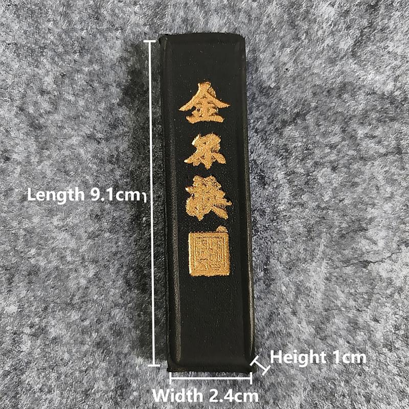 

New Gold Not Changed Ink Stick Handmade Chinese Ink Stick Calligraphy Painting For Students Beginners Artists Grinding Practice