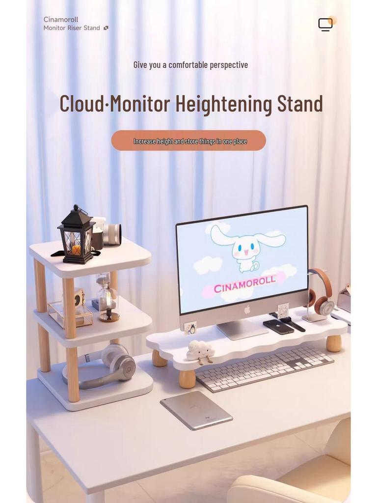 Office Desktop & Laptop Stand Riser Workstation