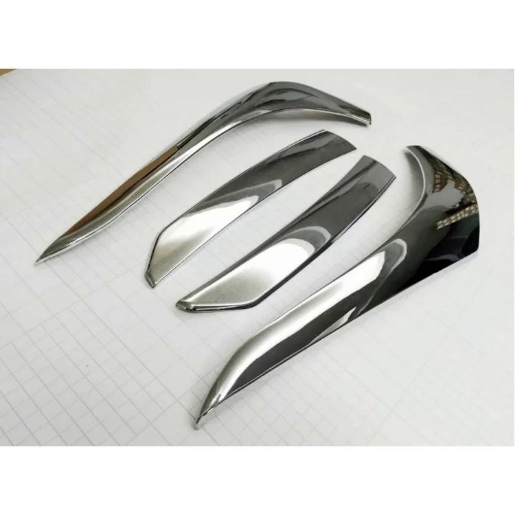 Für Mitsubishi Outlander 2016 2017 2018 Rücklicht Streifen ABS Verchromtem Kunststoff Externe Rücklicht Dekoration 4 teile/satz