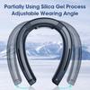 Neck Fan Portable Wireless Bladeless 3-Speed Silent 4000mAh USB Rechargeable Hands Free for Office Outdoor Travel