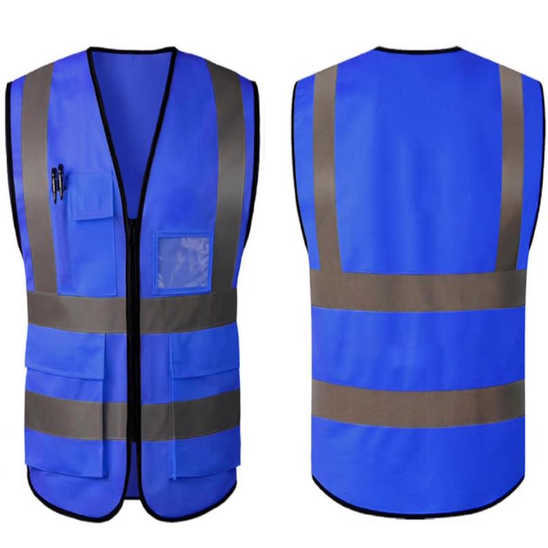 Ветрозащитный светоотражающий жилет безопасности с карманами