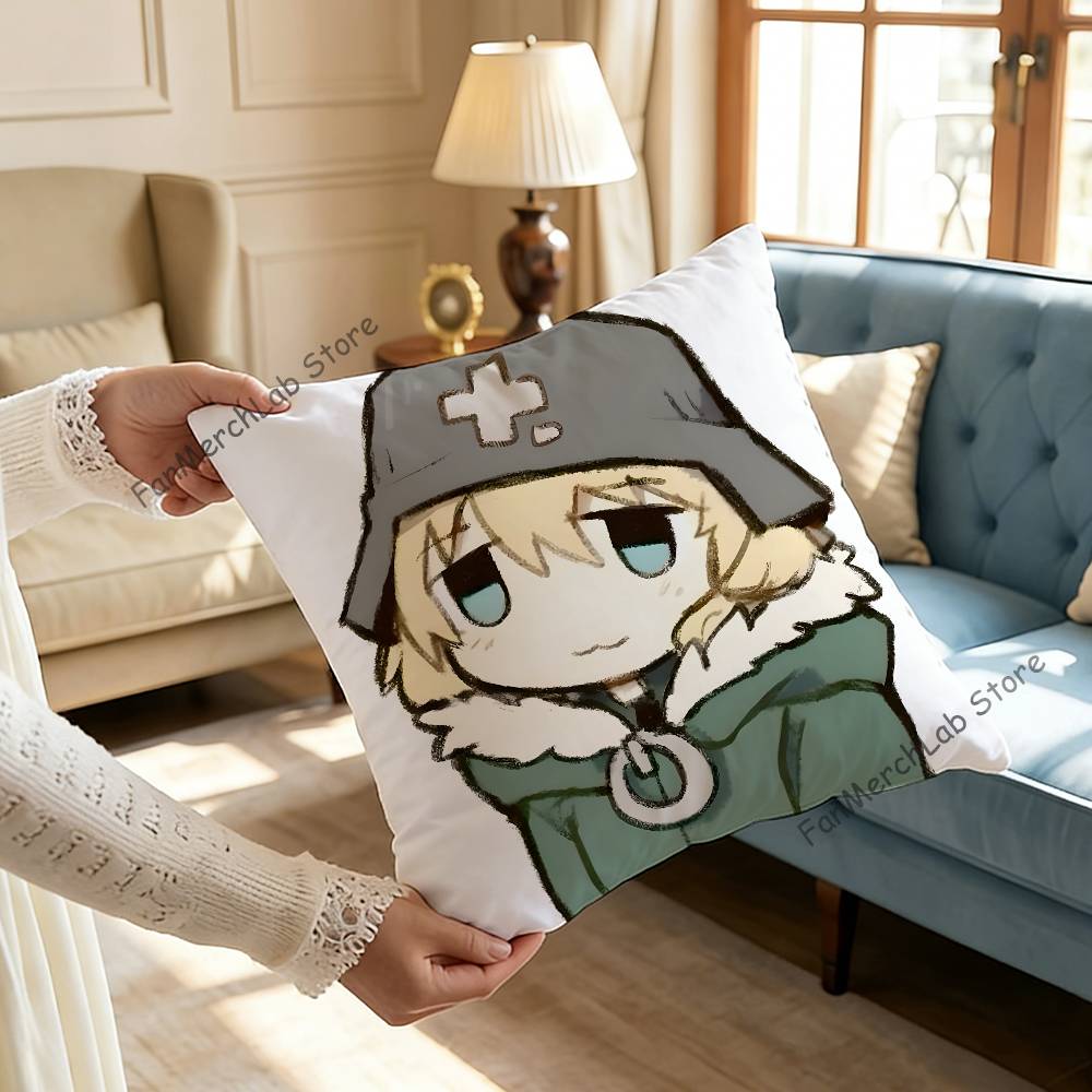 GGirls Last Tour Pillow Covers Cartoon Sofa Decorative Home Doublesided Printing Short Plush Cute Cushion Cover