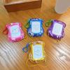 Travel Size Small Magnetic Art Boards Colorful Key RingS Clip Portable Doodling Set Plastic Texture Suitable for Children