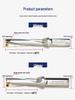 U-Drill Holder: Deep Hole, Flat Bottom, Small Diameter, Water Spray, Quick Reamer, WC/SPU, Lathe-Compatible.