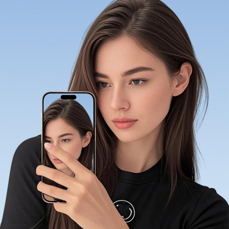 Smartphone Wireless Magnetic Monitor Screen For Smartphone Vlog Live Stream Video Recording Screen Phone Rear Camera