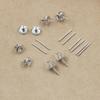 Stainless Steel Screwbacks Earring Backs Replacements for Posts Earring Backings Secure for Studs Hypoallergenic Locking