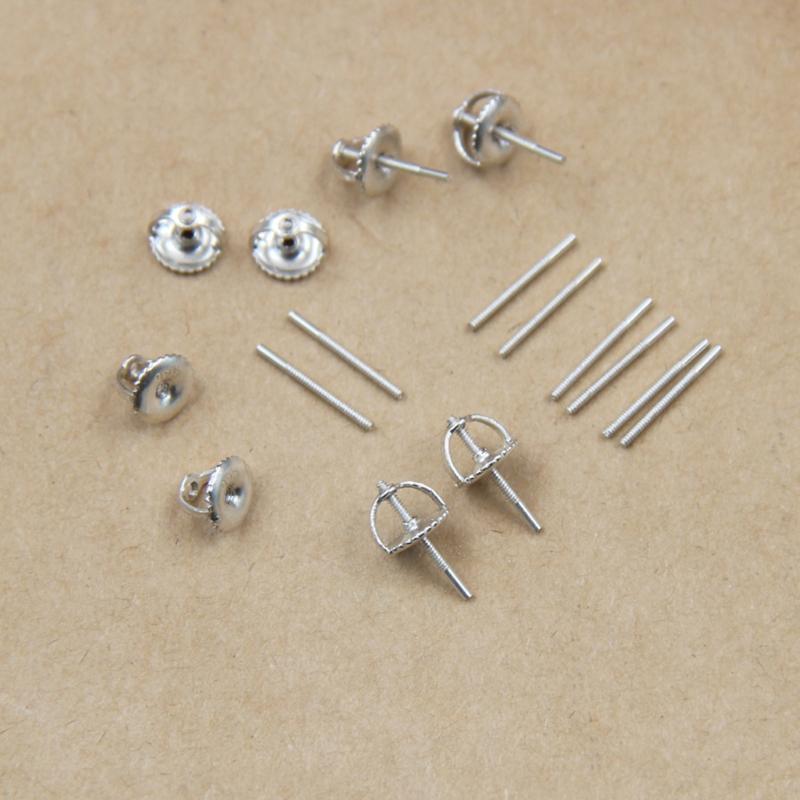 Stainless Steel Screwbacks Earring Backs Replacements for Posts Earring Backings Secure for Studs Hypoallergenic Locking