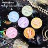 Retro.Story Iridescent Rain Night Series PET Adhesive Tape: 6 Scenery-Themed Journal Stickers
