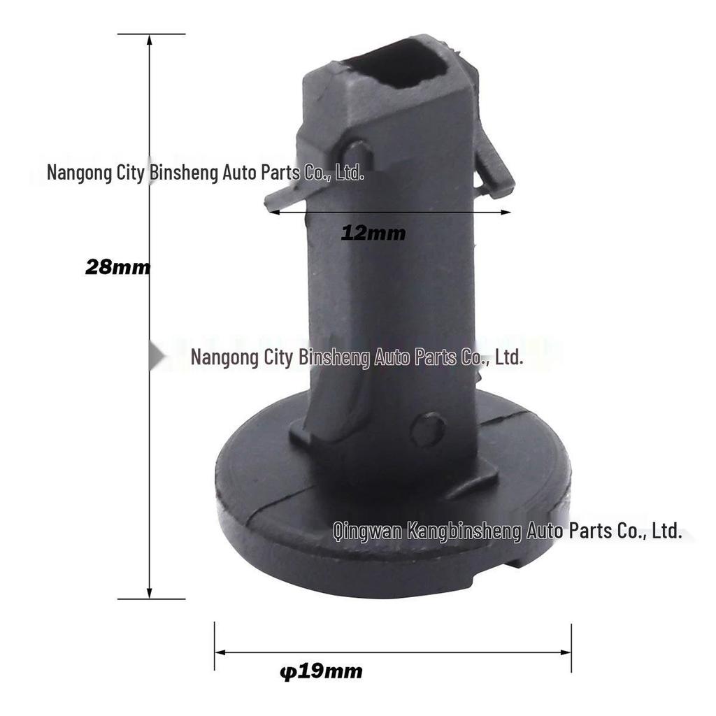 LR012844 Tow Hook Cover Clip for Land Rover Discovery 4, Range Rover Sport, and Velar Front/Rear Bumpers