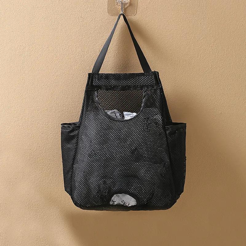 Kitchen Garbage Bag Storage Artifact Plastic Bag Storage Box For Shopping Bags Wall Mounted Pull-Out Sorting Bag Collection YLE544