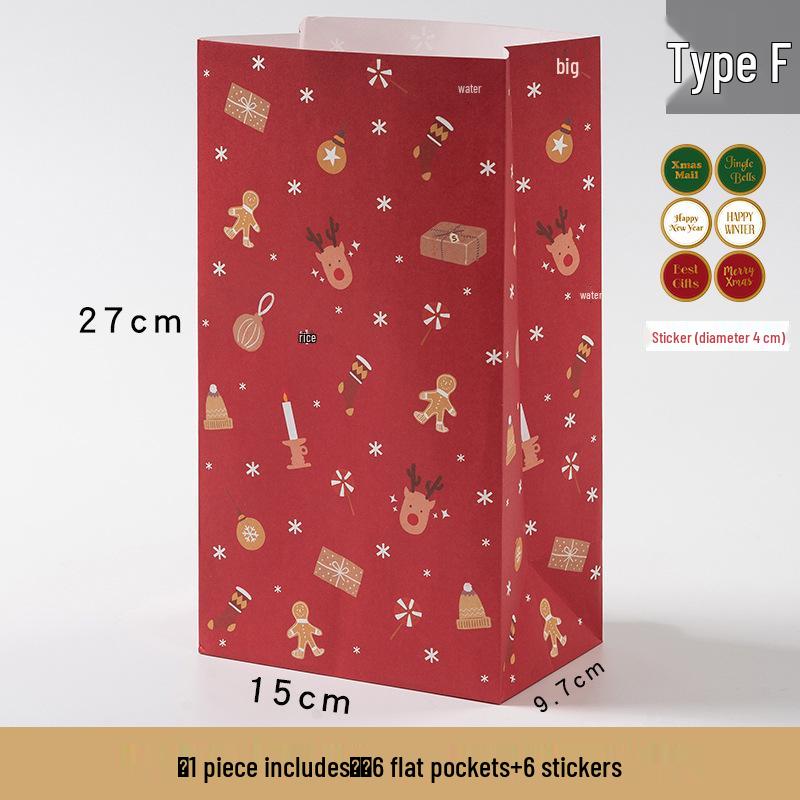 

Рождественская подарочная коробка Apple с пакетом конфет и украшениями для детей