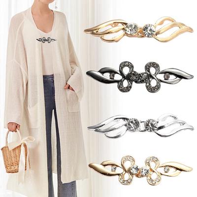 Women Vintage Cardigan Sweater Duck Clip Pin Shawl Blouse Collar Clothes Shirt Scarf Brooch Pin Jewelry Accessories