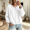 Women's Casual Color Loose Fit Long Sleeve Knit Cardigan for Everyday Wear