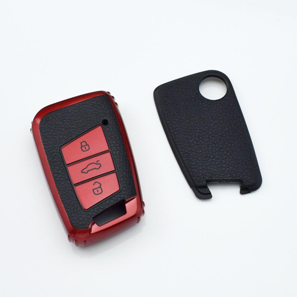 Car TPU Key Cover Case Fob For VW Volkswagen Magotan Magotan GTE Passat B6 B7 B8 CC Arteon for Skoda Fabia Superb A7 Kodiaq