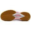 New Anta Rebound Slip Resistant Low Top Badminton Shoes Women's Pink White 122524461-3