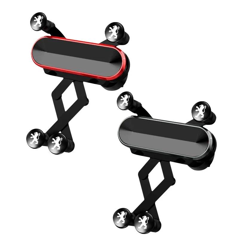 Car Phone Holder Air Vent Clip Smartphone Stand Gravity Support Mount For Peugeot 206 207 307 3008 2008 308 407 408 508 301 208