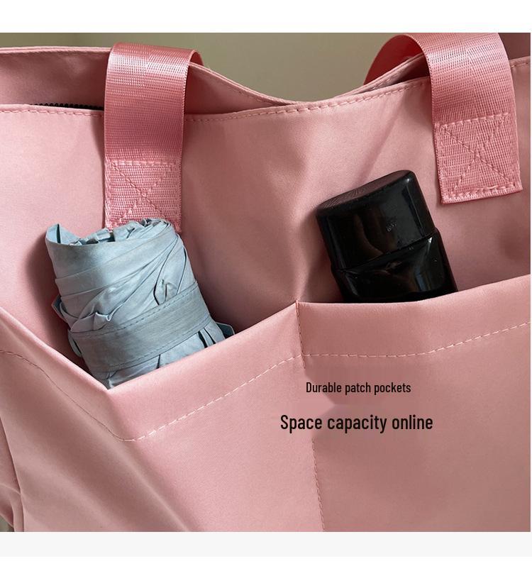 Women's Minimalist Commuter Canvas Tote: Lightweight, Versatile, Large-Capacity Shoulder Bag