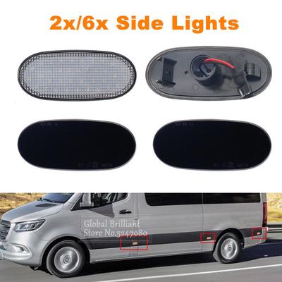 36LED boční obrysová světla Boční opakovací světlo Osvětlení panelu směrových světel 12V Pro Volkswagen Crafter 2006 Pro Benz Sprinter W906