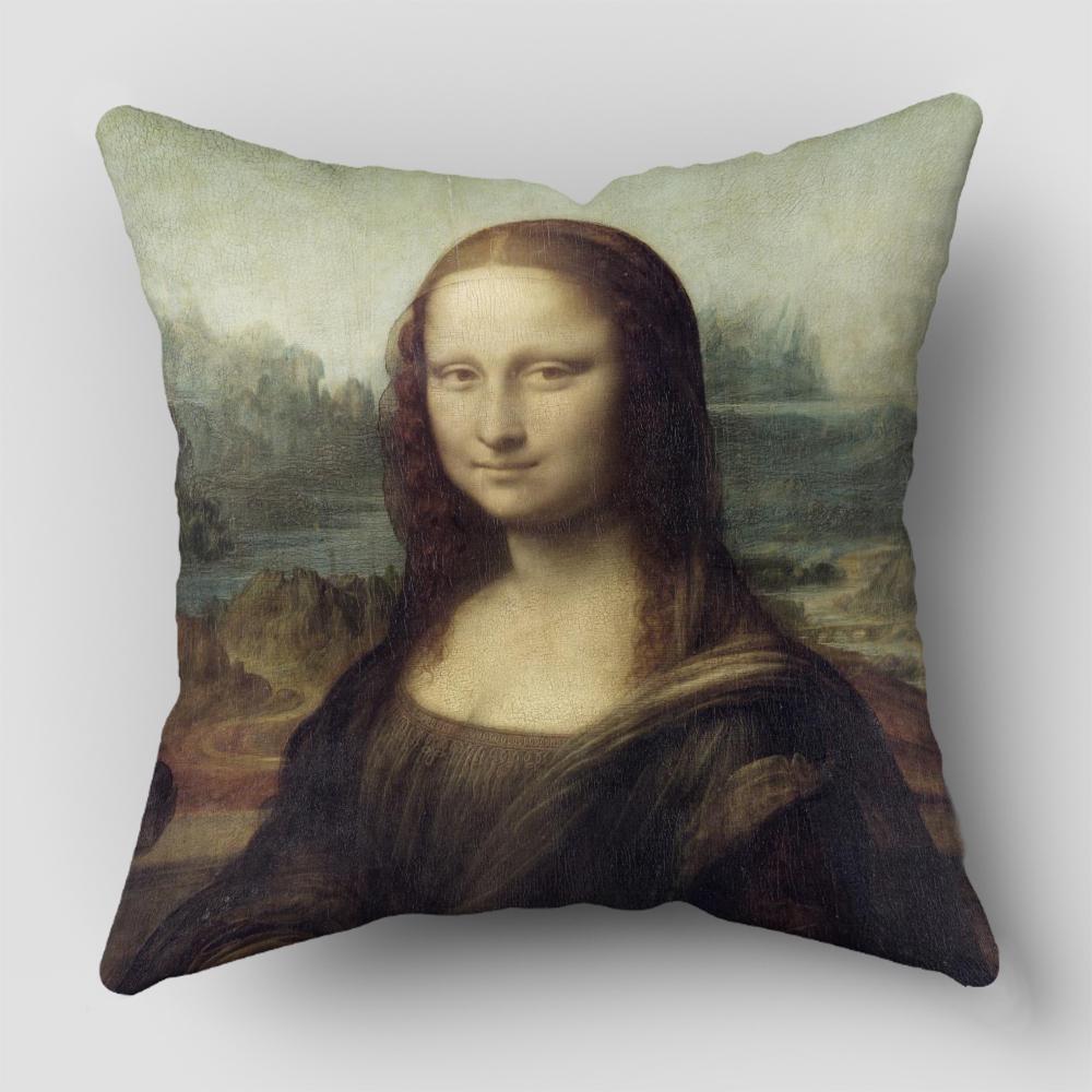 Van Gogh Oil Painting Print Collection Decorative Pattern Home Pillowcase Square Office Decor Cushion Cover pillow cases