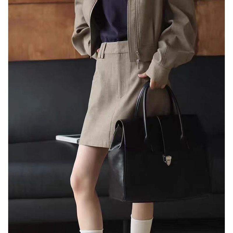 New Style Handheld Tote Bag For Women Genuine Leather Retro Large Capacity Casual Top Layer Cowhide Tote Bag