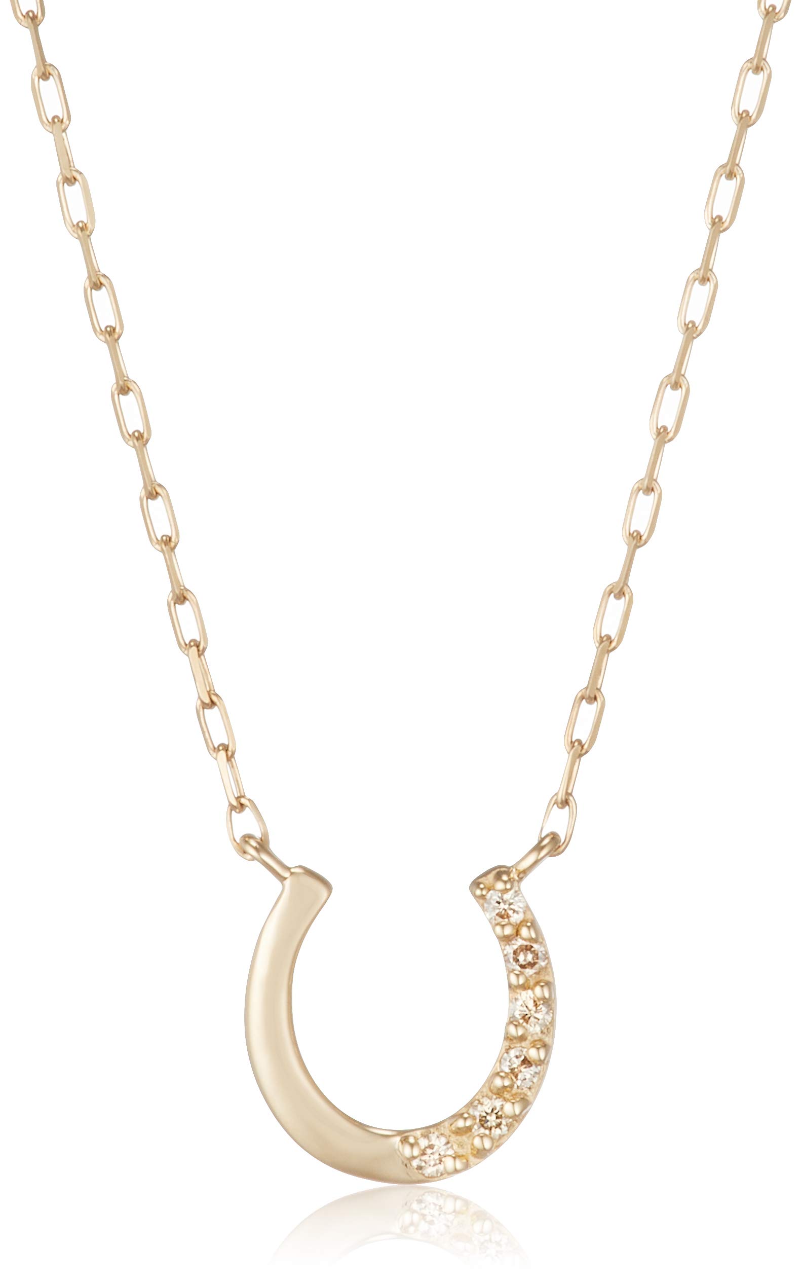 

K10 Yellow Gold Necklace [Yondo Sea] 4℃ 11193-612-3005-00-00 Women s