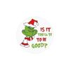 Christmas Decor - Acrylic Flat Ornaments With Whimsical Design For Tree & Home Holiday Decorating