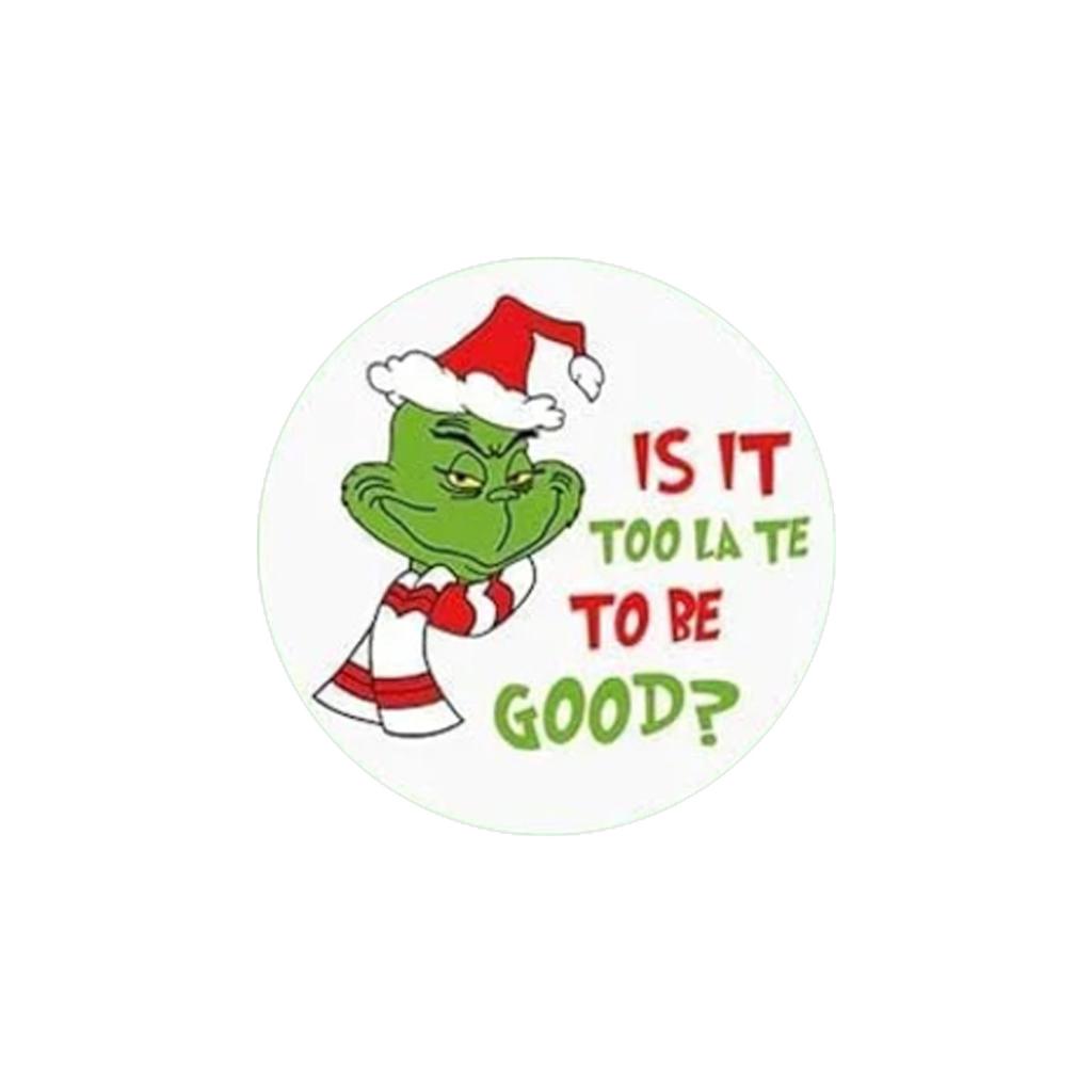 Christmas Decor - Acrylic Flat Ornaments With Whimsical Design For Tree & Home Holiday Decorating