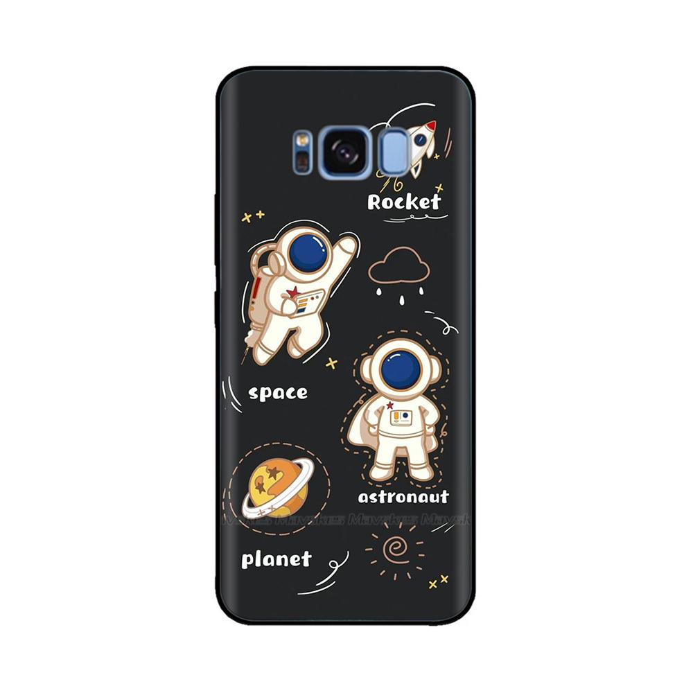 For Samsung Galaxy S8 Plus Phone Case Heart-Butterfly Funda For Samsung S8 S8Plus Cases Liquid Silicone Bumper GalaxyS8 Shells