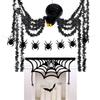 Themed Halloween Party Supplies Hanging Banners Fireplaces Spiderweb Cover Decoration For Indoor Celebration