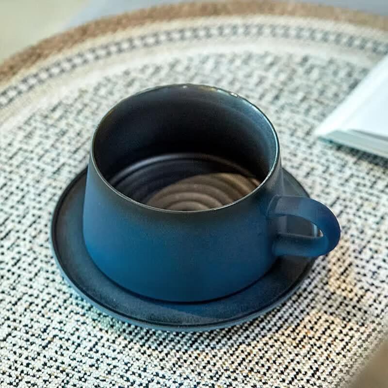 Daishan Premium Ceramic Coffee Cup with Saucer