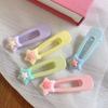 Cute Star Hairpin Candy Color Cream Bb Clip Hairpin Matte Pentagram Side Clip Simple Side Duck Bill Clip Female