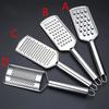 Stainless Steel Flat Ginger Grater Chocolate Cheese Grater High-quality Cheese Carrot Graters Household Multifu Grater Tools