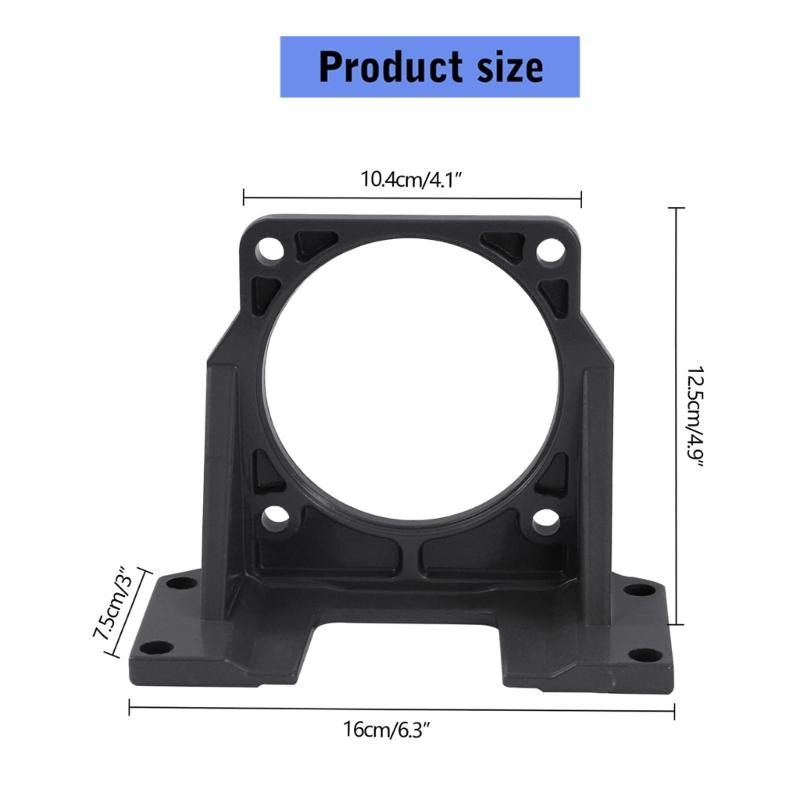 Industrial Motor Mounting Bracket 180W-250W Applications AntiShock Aluminum Construction Space Saving Installation