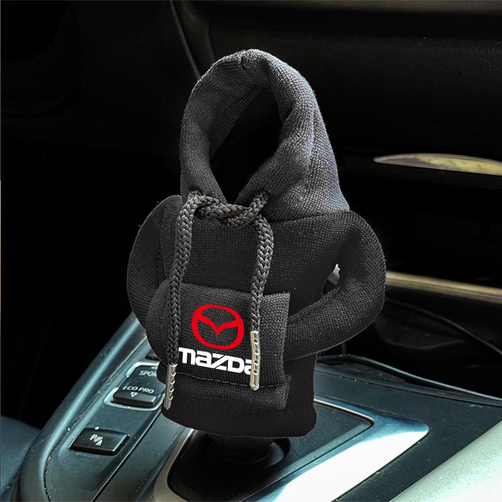 2025 Hot Universal Hoodie Car Gear Car Shift Lever Cover Change Lever Sweatshirt Gearshift Cover for Mazda 2 3 6 CX5 CX30 RX8 Ac