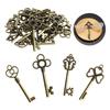 Fashion Flying Keys Charms with 28x Dragonfly Wings Exquisite Skeleton Keys for DIY Craft Jewelry Making Necklace Decor