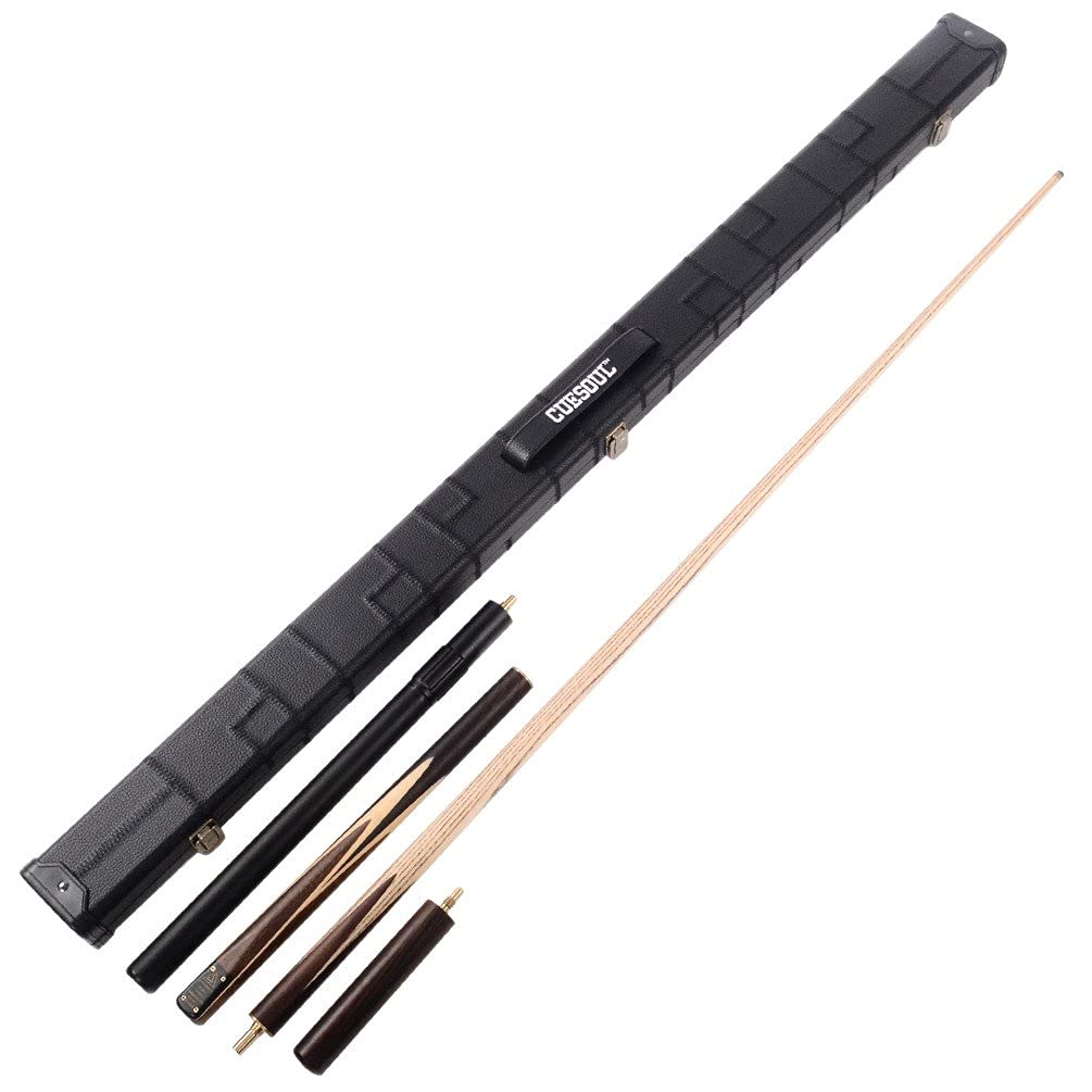 Black Scorpion Cuesoul Handmade Piece Snooker Cue Black Cue Case Cue Extension 57", Rosewood, 3/4 + +