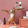 Dancing Cat Animation Resin Figure Creative Cartoon Sand Sculpture Cat Ornament for Living Room Housewarming