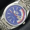 REFURBISHED VINTAGE SEIKO 5 AUTOMATIC 6309A JAPAN MENS BLUE DIAL WATCH A440754-4 Sk-a440754