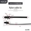 5x220mm Automotive Screw Head Zip Tie, 500 pcs/bag, Pack of 21